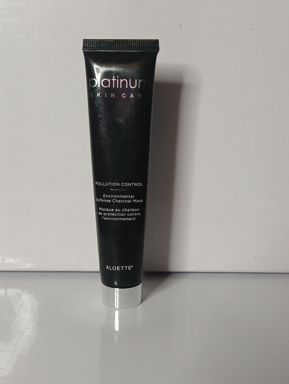 Sealed 1.5 Oz Aloette Platinum Skincare enviromental defense charcoal mask